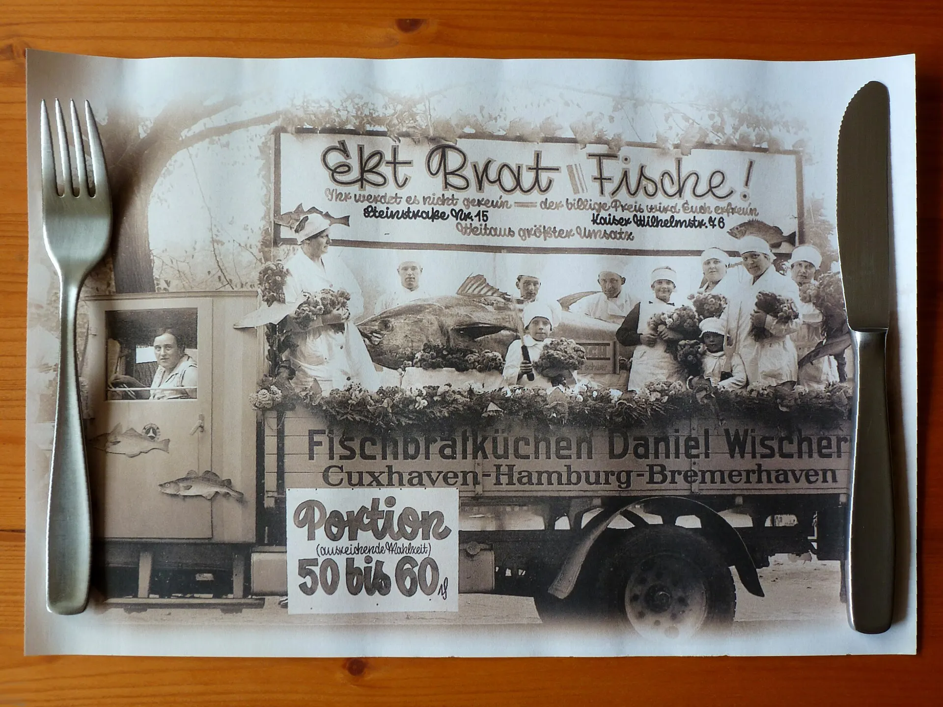 Traditions-Fischbratküche Daniel Wischer in der Hamburger Innenstadt
