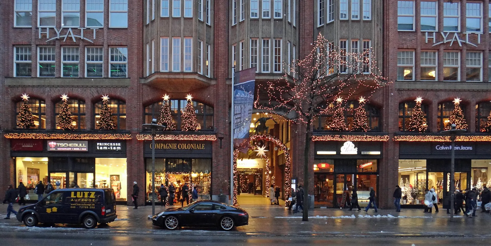 Levantehaus an der Mönckebergstraße – Sitz des Park Hyatt Hamburg